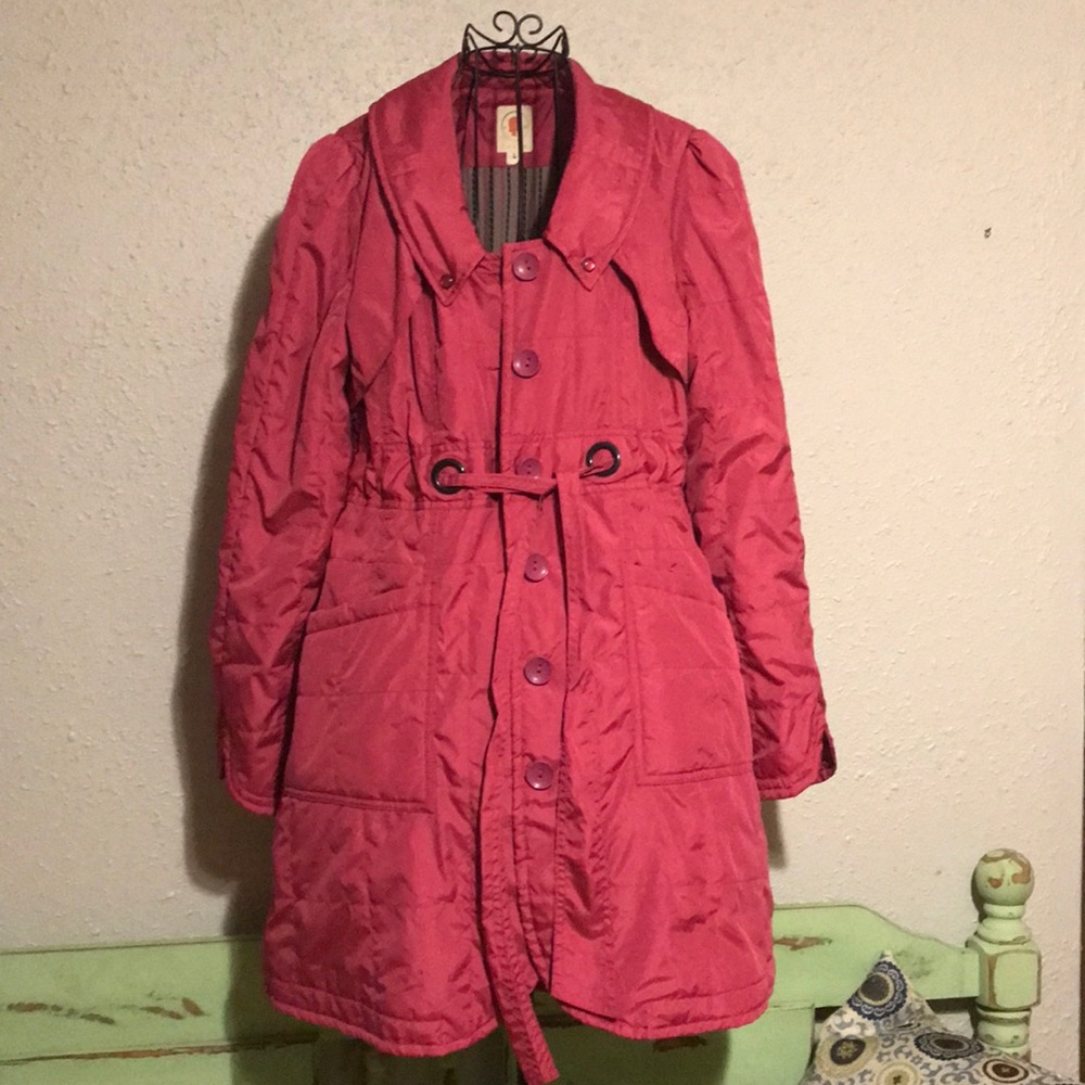Tulle pink light weight coat